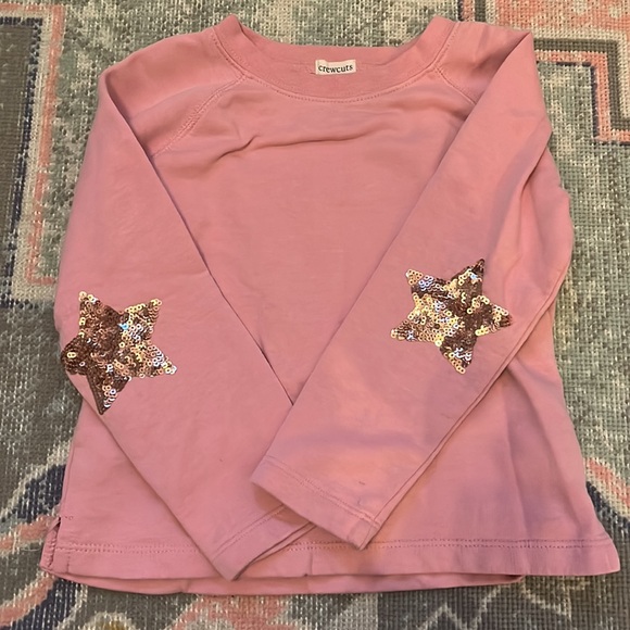 Crewcuts Metallic Star Elbow Sweatshirt - Picture 3 of 6